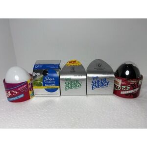 Vintage Leggs "Egg" Hosiery Pantyhose Lot of 5 Size Q Taupe Suntan Black NOS